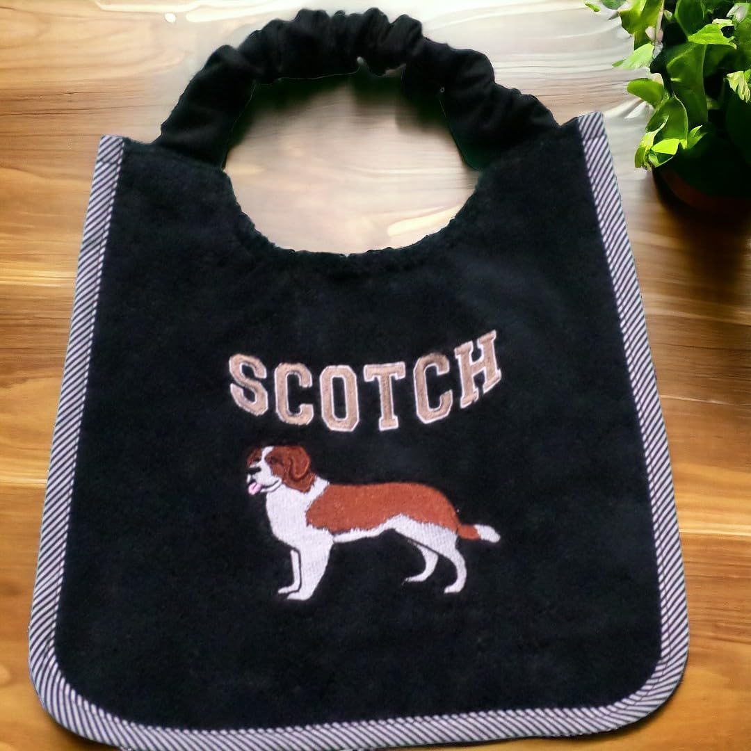 Pettorina personalizzata per cani San Bernardo con nome - Materiale impermeabile di alta qualità - super confortevole