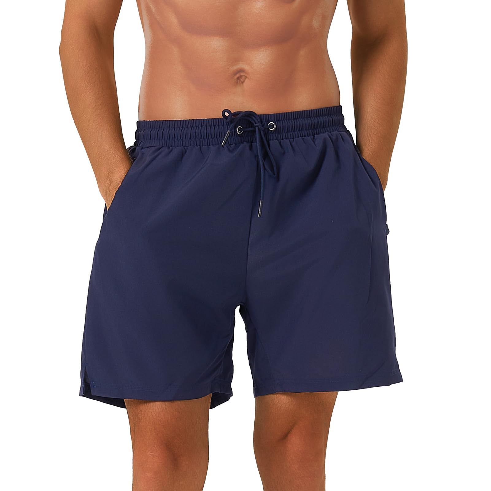 Aureonus Badehosen für Herren Badeshorts Schnelltrocknen Schwimmhose Männer Badehose mit Reissverschluss