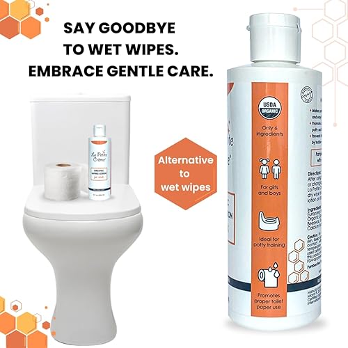 Miniatura 7 de La Petite Creme French Premium Liniment Loción limpiadora para niños (8 onzas) - Solución de entrenamiento para ir al baño - Limpiador e hidratante