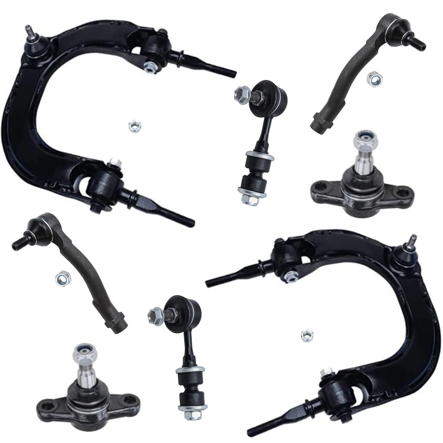Detroit Axle - 8pc Front End Suspension Kit for Hyundai Sonata XG300 XG350