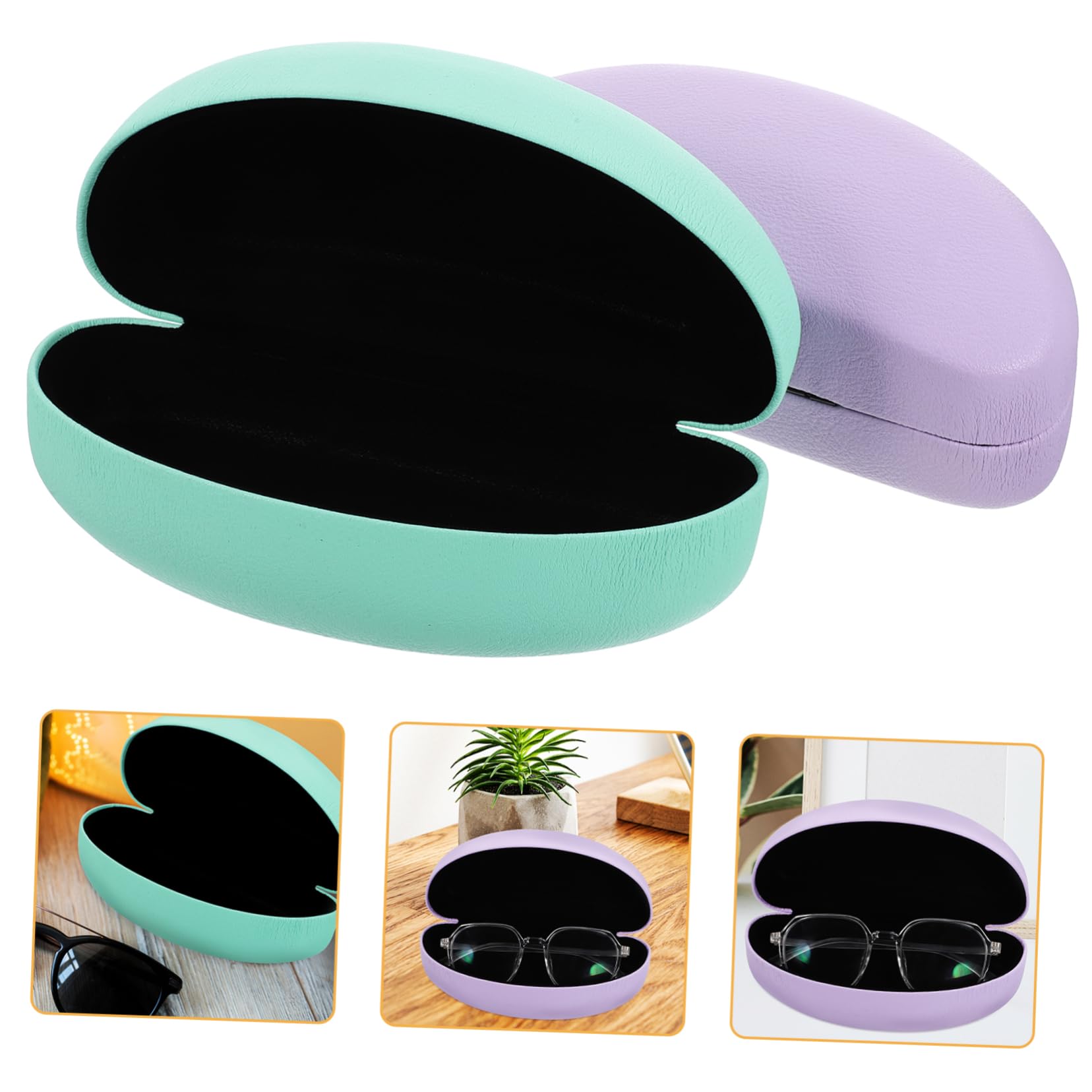 VALICLUD Sonnenbrillenetui Stand Multi Mann Einstellbar Kette Tragbares Brillenetui Organizer Brillenschutz Etui Für Brillen Brillenetui Hartschale Pu