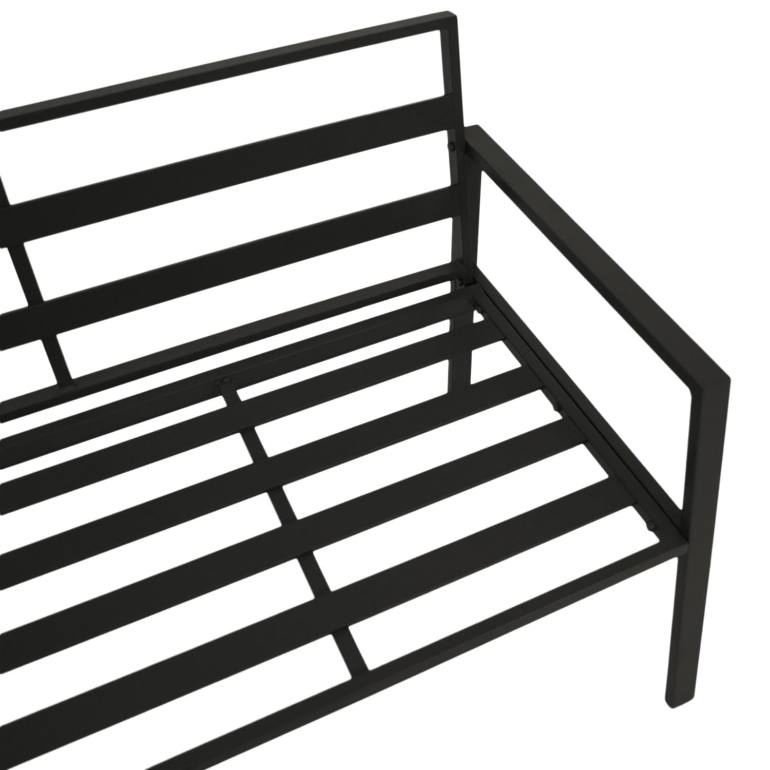 DEGAMO Loungeset Gartenset Vancouver 4-teilig, Aluminium anthrazit, Polster grau, wetterfest, Outdoor