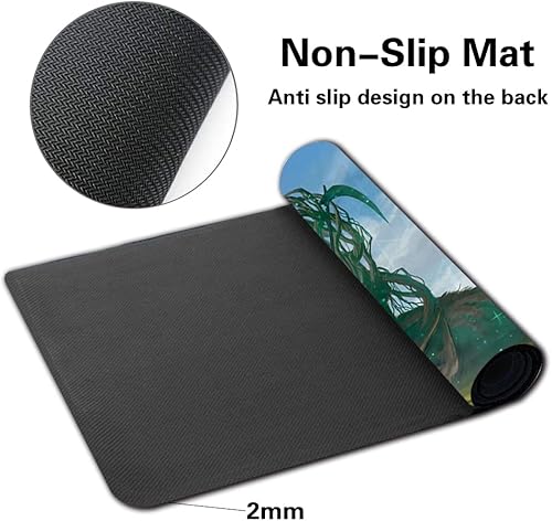 Miniatura 5 de Karametra God of Harvests - Tapete de juego de mesa TCG de 236 x 138in tapete de escritorio compatible con TCG MTG Playmat Bag