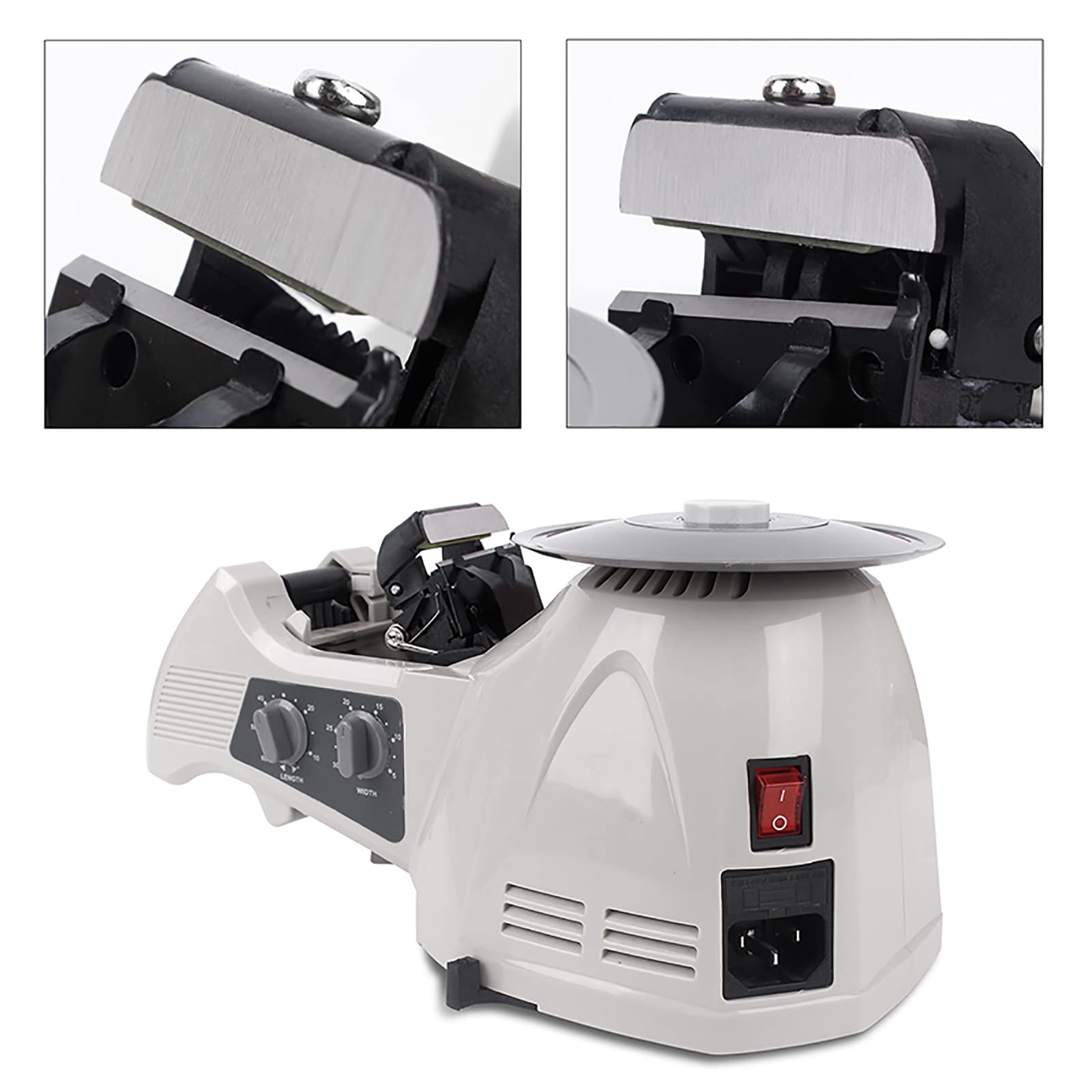 Dispenser automatico di nastro, macchina a nastro girevole, lunghezza di taglio: 10 ~ ~ 60 mm, larghezza applicabile: 05 ~ ~ 25 mm, può essere utilizzato da più persone allo stesso tempo
