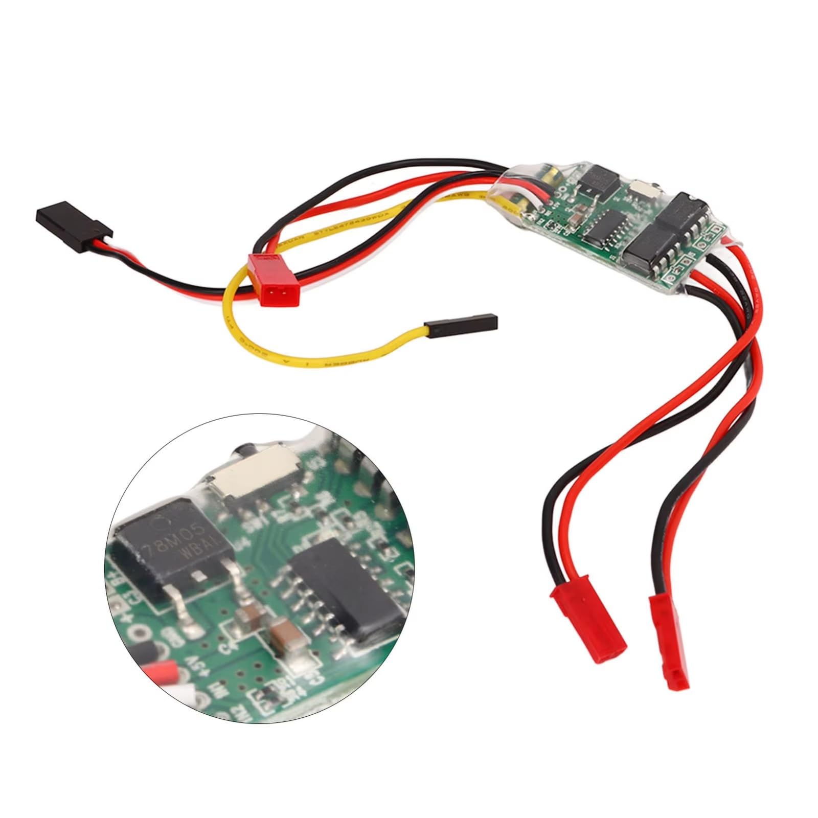 Per 5A Bidirezionale ESC Regolatore Velocità Del Motore Spazzolato 2s-3s RC Sostituzione Modello Aggiornamento Accessorio Camion Con Rimorchio ESC RC