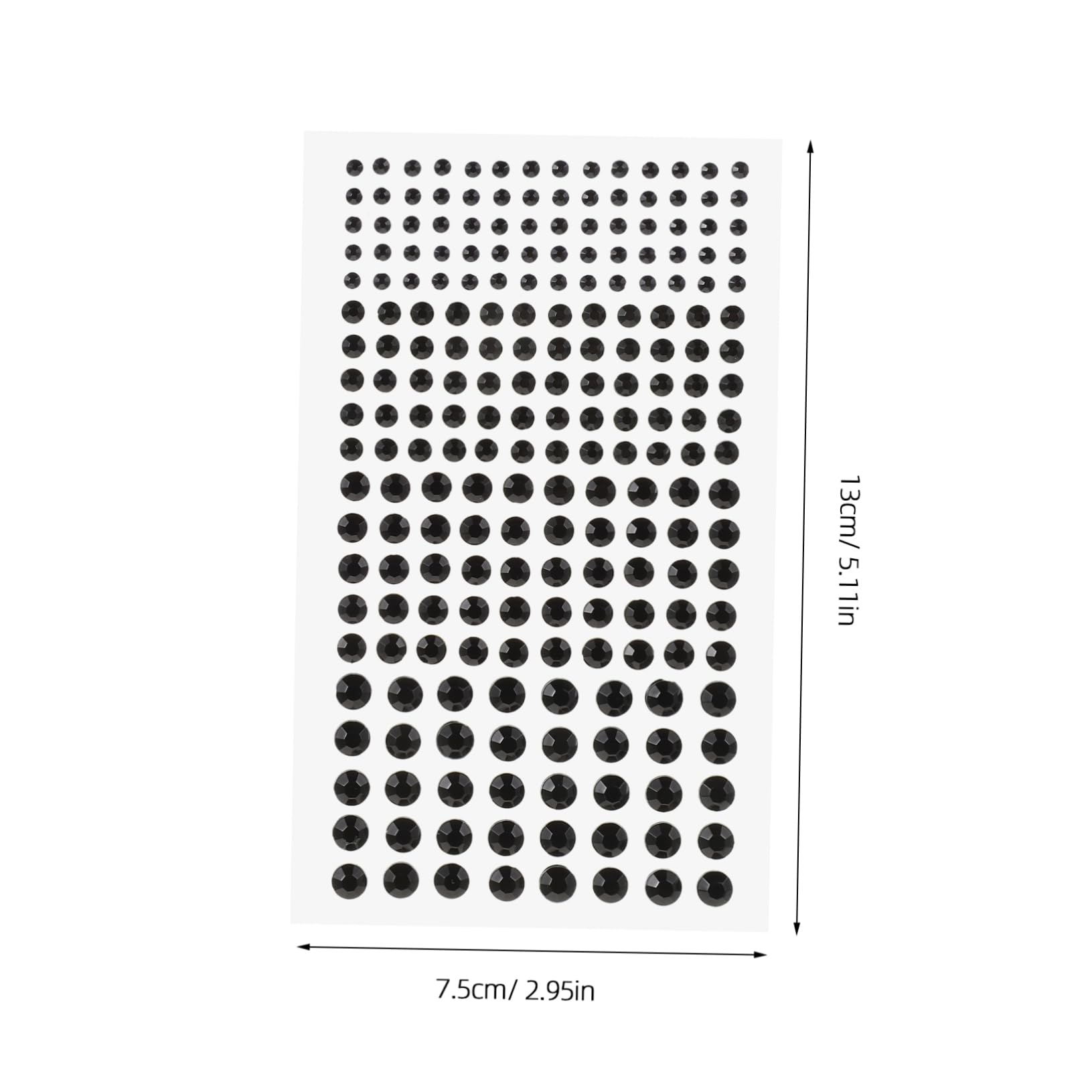 ULDIGI Self Adhesive Body Rhinestones Makeup Stick on Face Jewels Eye Gems Stickers for Halloween Festive