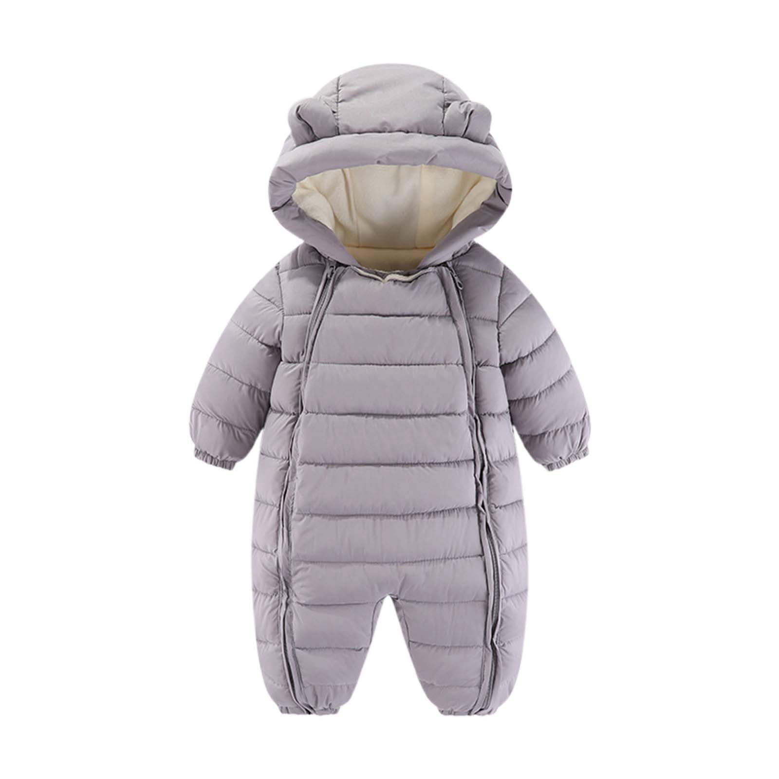 Baby Body Langarm Bodysuit Weiche Jumpsuit Bequem Baumwolle Schlafstrampler Strampler Winter Babystrampler Mit Aufdruck Schlafanzug Warm Atmungsaktiv Neutral