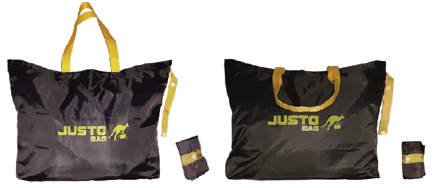 JustoBag Foldable Reusable Polyester Eco Friendly Supermarket Bag for Shopping Grocery