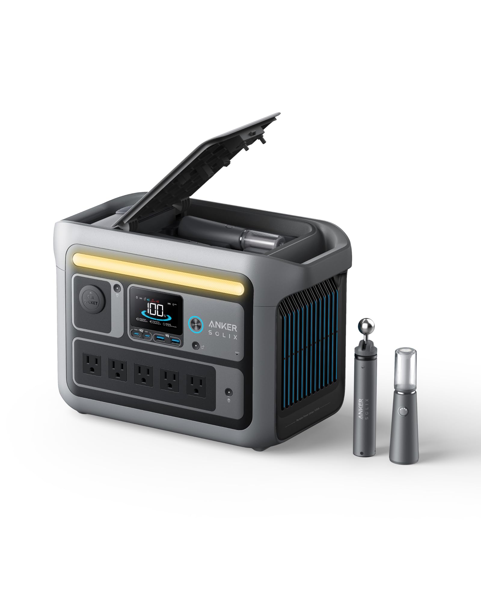 Amazon.com : Anker SOLIX C800 X Portable Power Station, 1200W