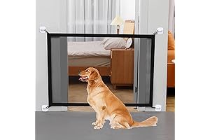 Portable Folding Pet Gate for a Safe Play Area