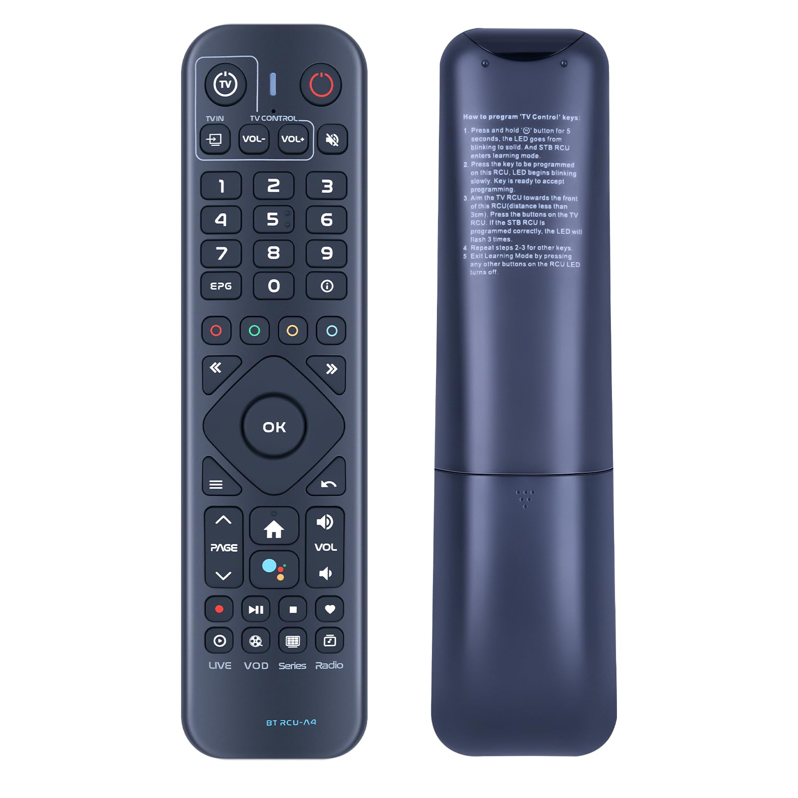 Télécommande de rechange compatible avec le récepteur XSARIUS BT RCU-A4