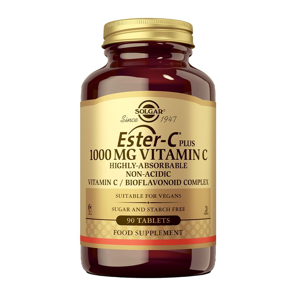 SOLGAR Ester-C Plus 1000mg Vitamina C 90 Comprimidos