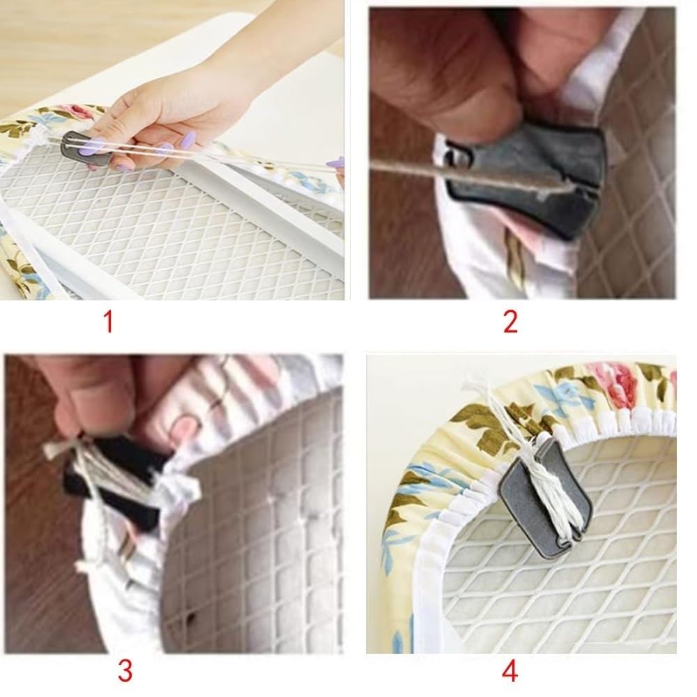 Repuesto Resistente al Calor de 30,5 x 91,4 cm, 33 x 96,5 cm y 33 x 109,4 cm con Relleno, algodón y Almohadilla. ,Fundas para Tablas de Planchar(England Pane,30x90 cm/12x36in)