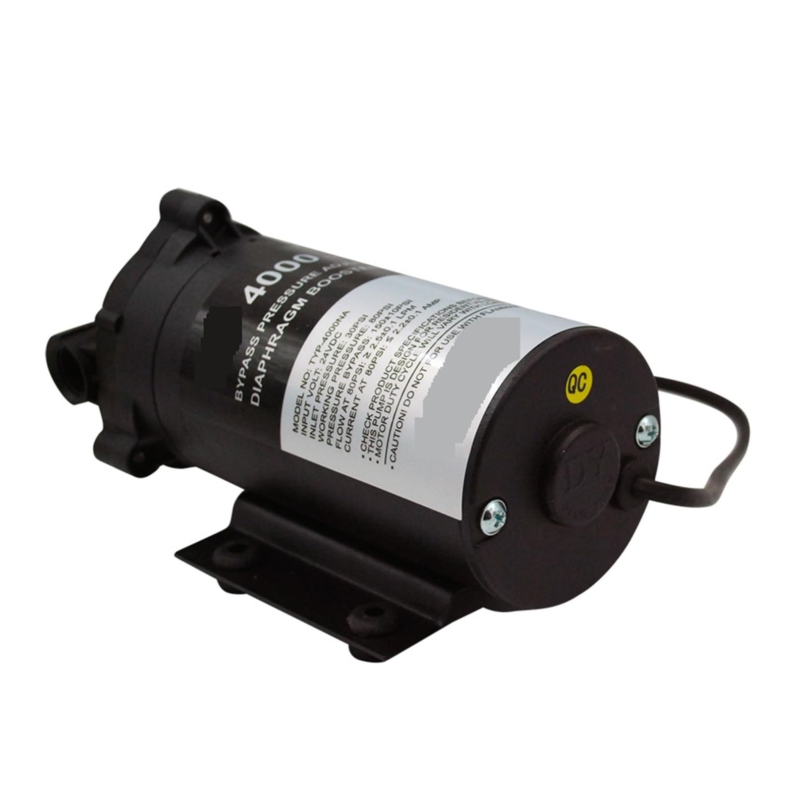 Bomba de refuerzo de ósmosis inversa con filtro de agua de 400 GPD y 4000 NA for agua potable Debajo del fregadero