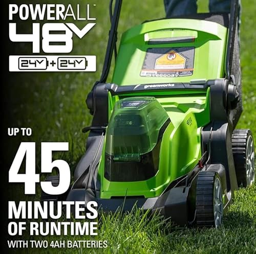 Greenworks MO48B2210 48V (2 X 24V) 17 Inch Cordless (Push) Lawn Mower (125+ Compatible Tools) thumb #10