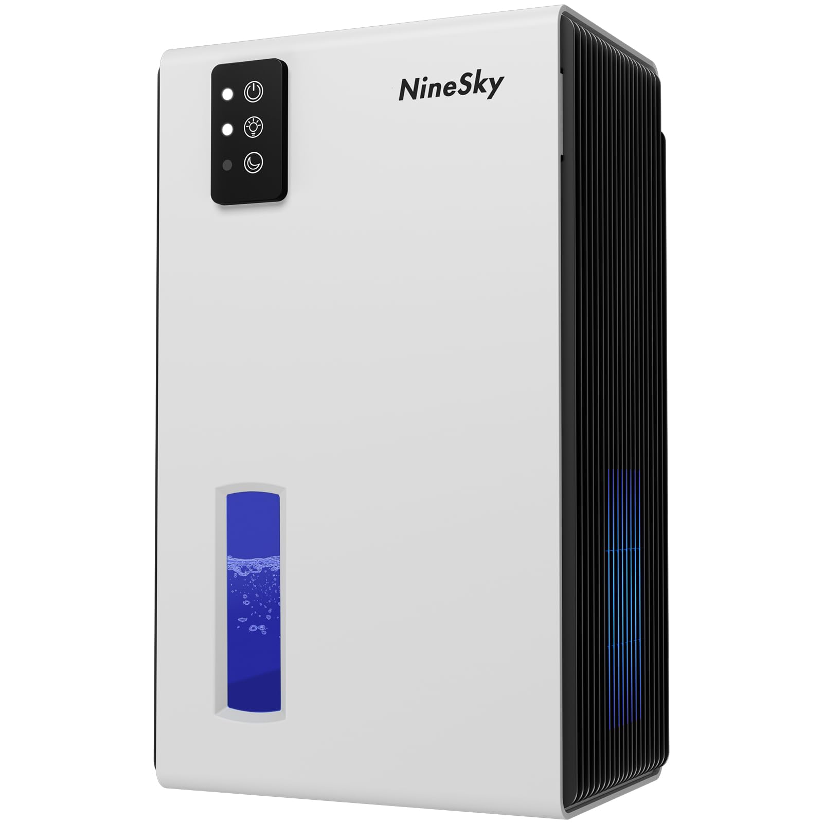 Photo 1 of NineSky Dehumidifiers for Home, 1000 Sq.Ft Dehumidifier with 95oz Water Tank, Quiet Dehumidifier for Basement Bathroom Bedroom with 7-Color Ambient Light & Auto Shut Off, White