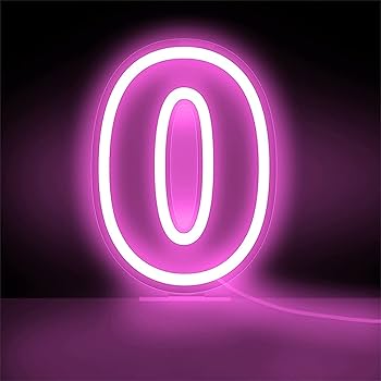 Amazon.co.jp: JSY ネオン ピンクの数字のテーブルのネオン サイン Amazon.co.jp: JSY ネオン ピンクの数字のテーブルのネオン サイン