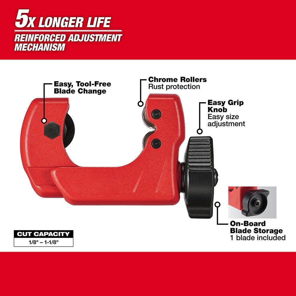 YIBEIW Tube Cutter, Pipe Cutter fits Milwaukee 48-22-4251 1