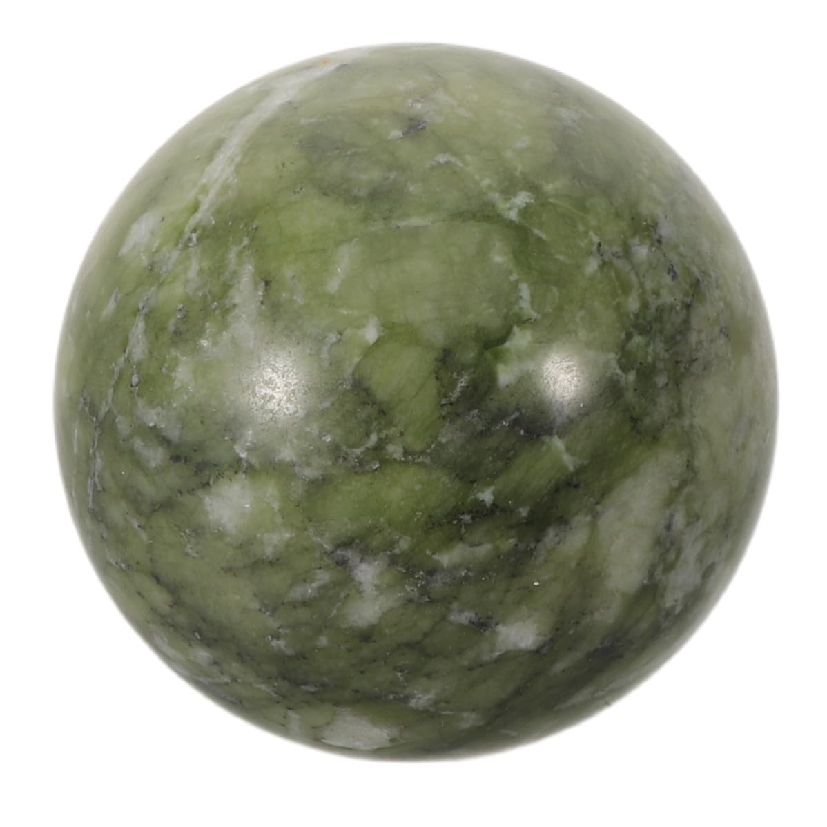 Jade verde en esfera de 5 cm para decorar la mesa de la sala de estar