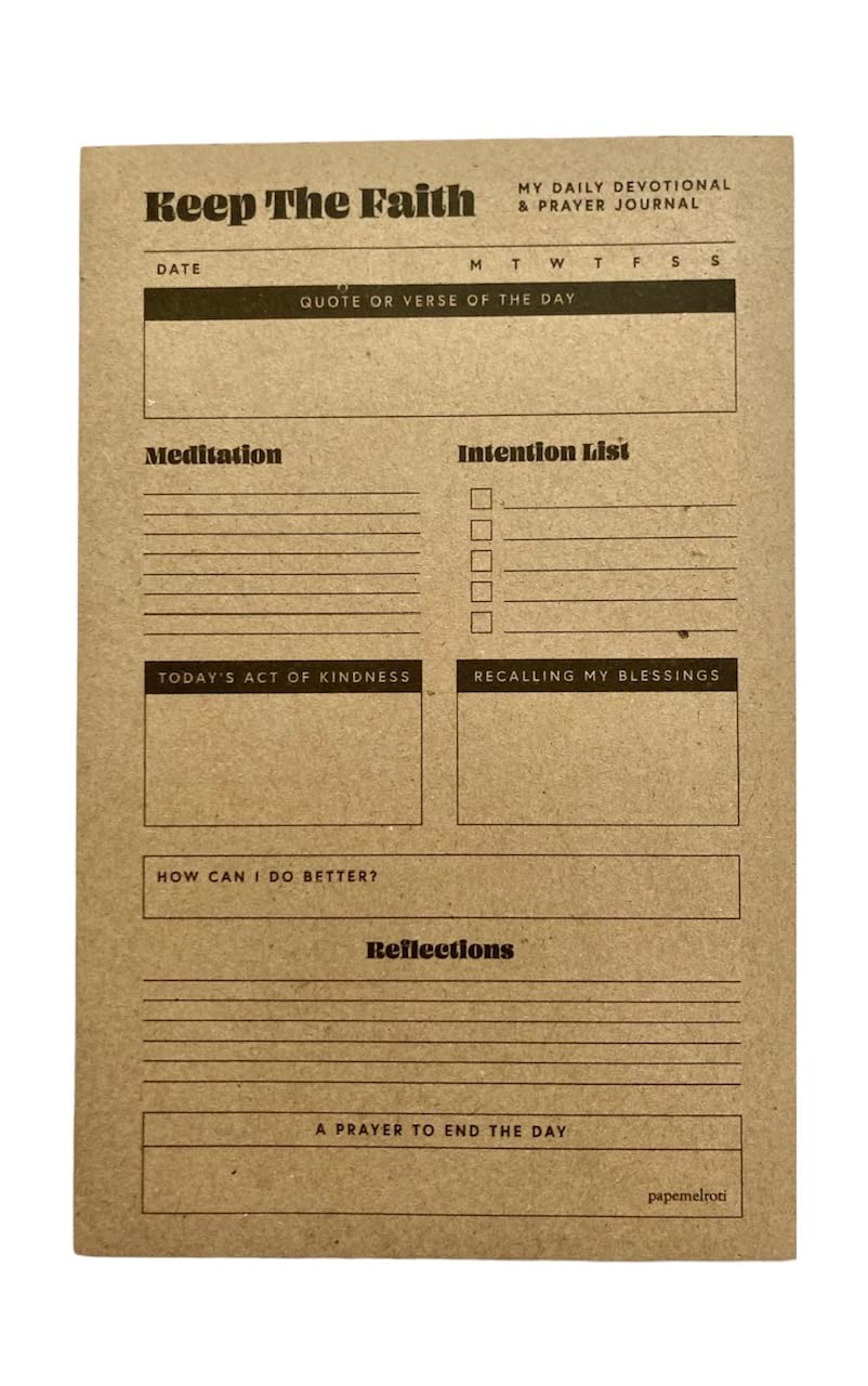 Keep The Faith: My Daily Devotional and Prayer Journal