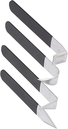 Miniatura 4 de Juego de herramientas de escultura de arcilla, herramientas de recorte de cerámica, 4 piezas de herramientas de escultura de cerámica, cuchillo de