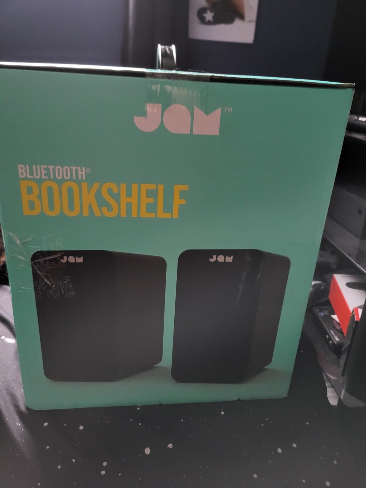 JAM Bluetooth Bookshelf Speakers Compact, Mains Powered Dual Speaker