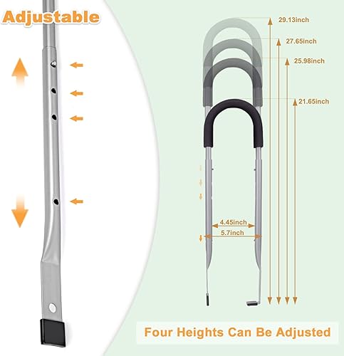Miniatura 10 de MOLI DEE Barra de empuje de equilibrio para bicicleta de seguridad para niños A-negro, A-rosado, Gris-1