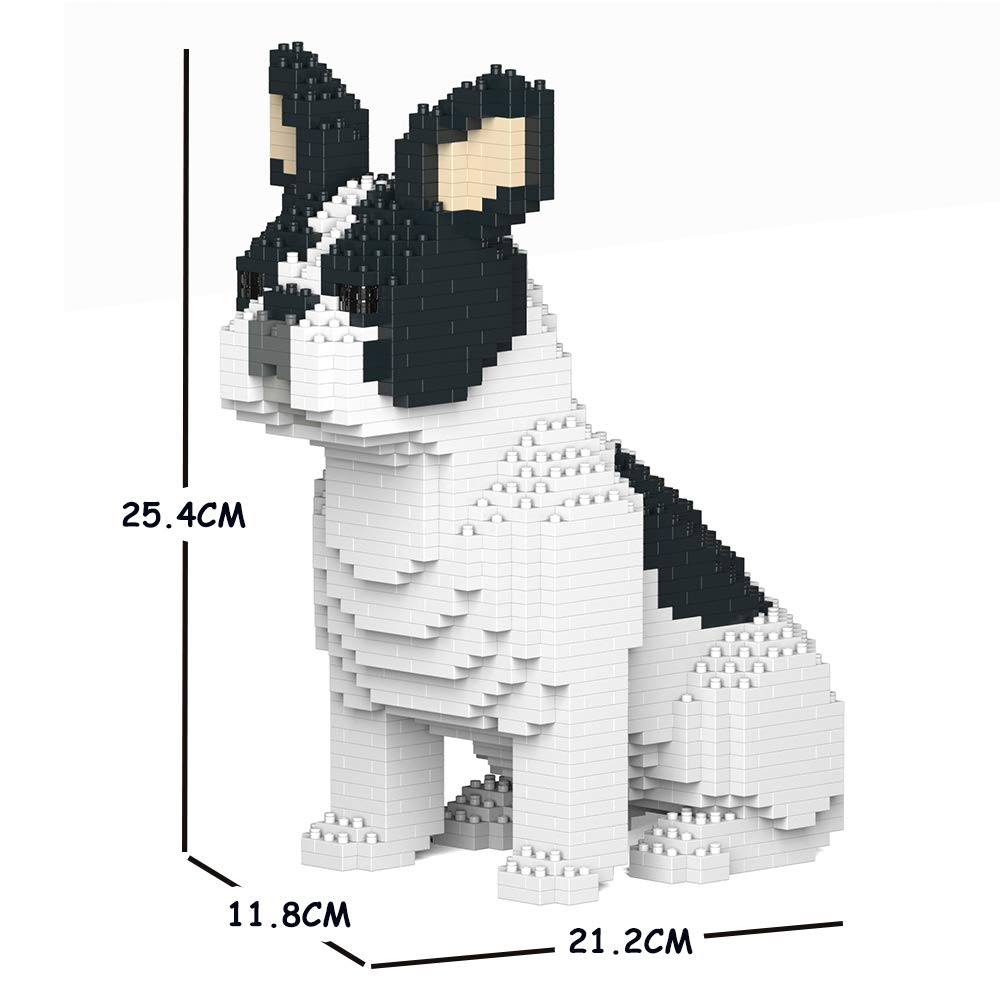 Amazon.com: JEKCA French Bulldog 04S-M04 | Dog Plastic Building