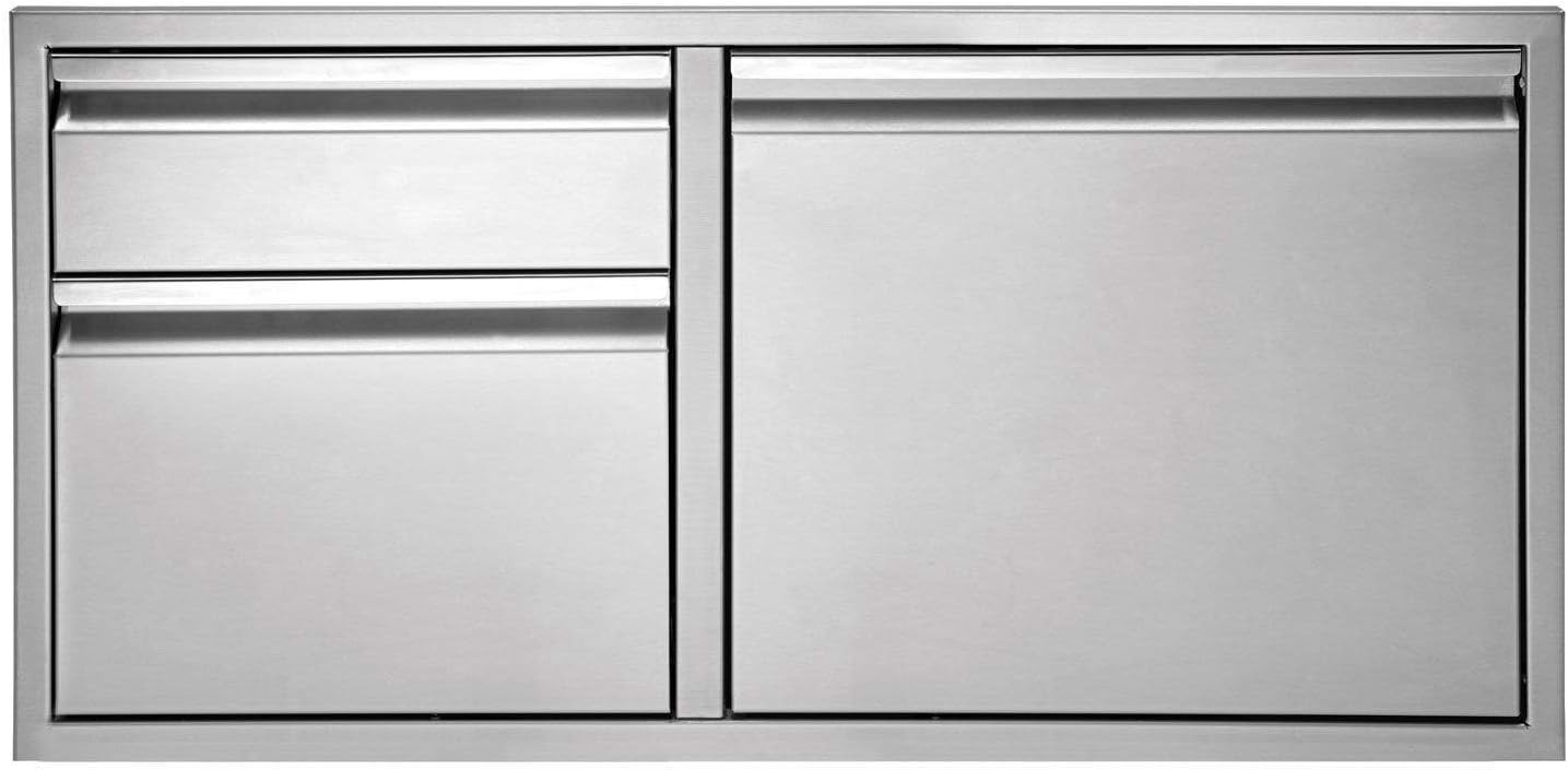 Twin Eagles 2-Drawer-Door Combo (TEDD362-B), 36-Inch