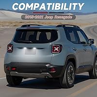 Vista 3 de nsautolighting Conjunto de luces LED para placa de matrícula para Jee'p Renegade 2015 2016 2017 2018 2019 2020 2021 Jee'p Renegade etiqueta trasera