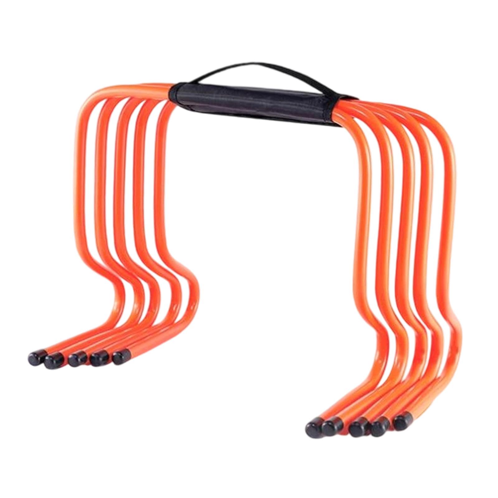 Vallas de Entrenamiento de Agilidad de 5 Piezas, Equipo de Entrenamiento de Velocidad de Salto, Obstáculos Multiusos para de Baloncesto Y Fitn