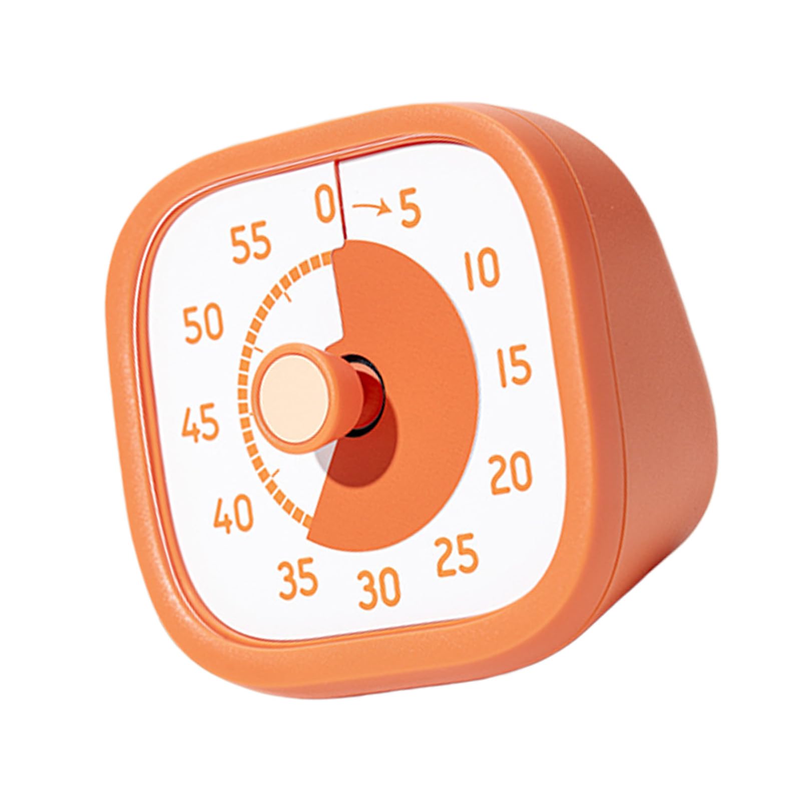 Accuracy Visual Timer for Kitchen Baking and Classroom Time Management ABS Cooking Clock Whirling Knob Clock