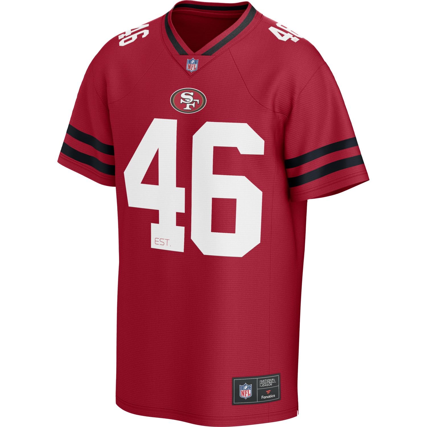 Fanatics Men's Red San Francisco 49Ers Nfl Poly Mesh Supporters Jersey - S
