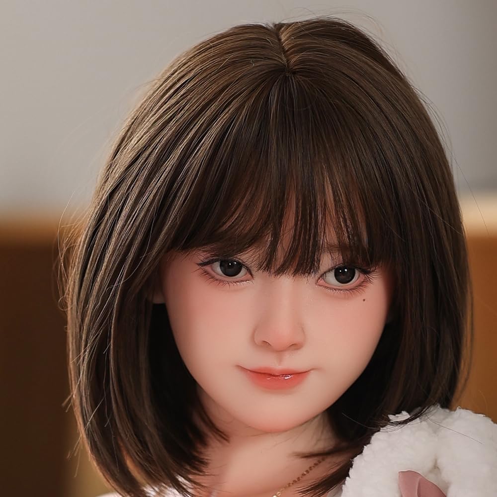 Amazon.co.jp: ドールの頭のみ ヘッド単体 シリコン製ドールHead