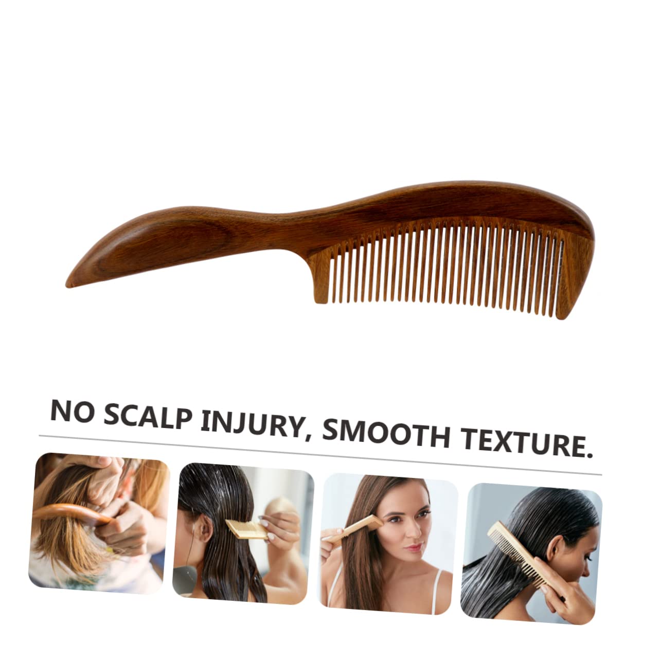 minkissy 3pcs pettine portatile massaggiatore portatile spazzola per capelli massaggiatore per capelli styling spazzola per capelli spazzola per capelli in legno spazzola districante spazzola per