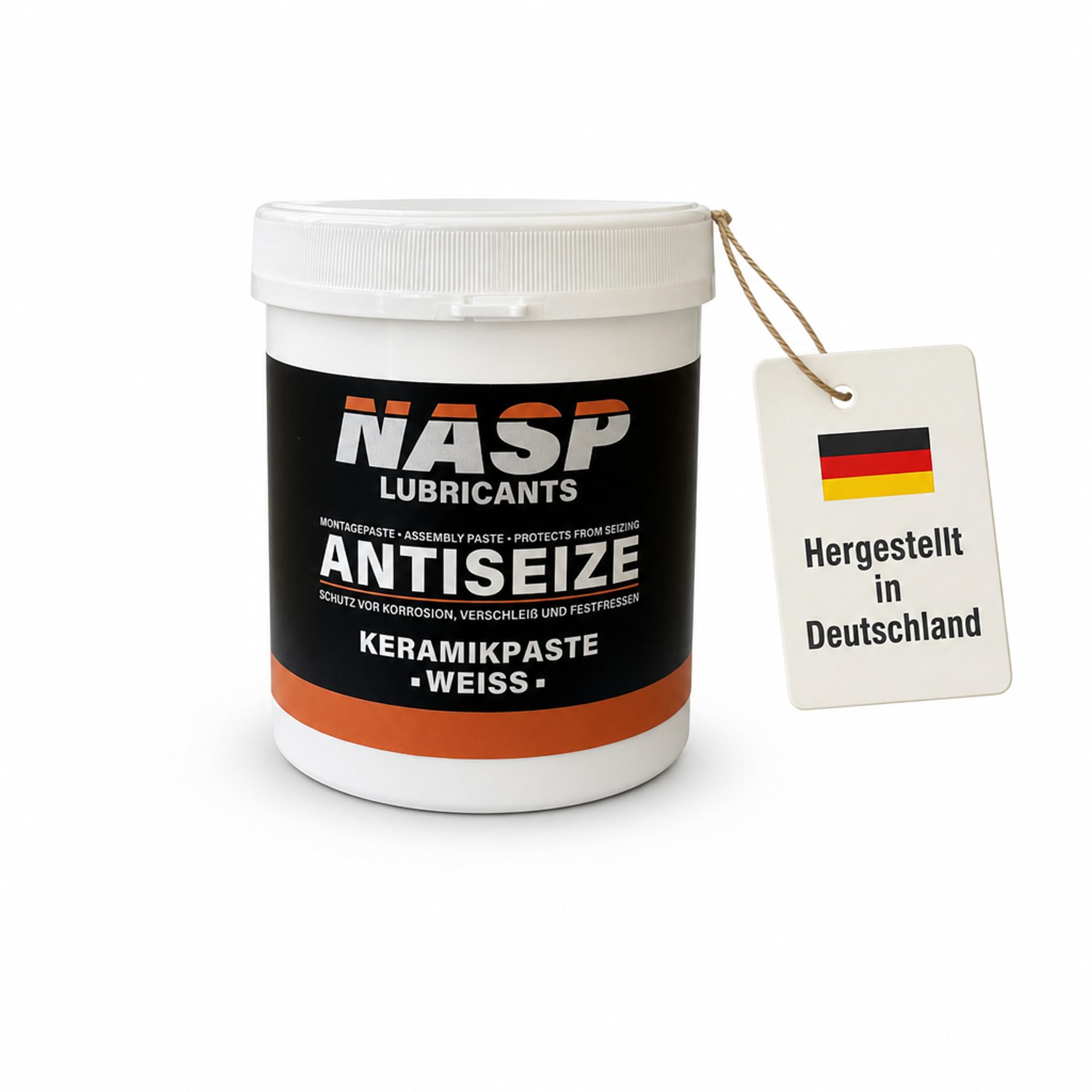 NASP Ceramic Paste 500 g | Anti-Seize Metal-Free mounting Paste Heat-Resistant Against Corrosion Seizure