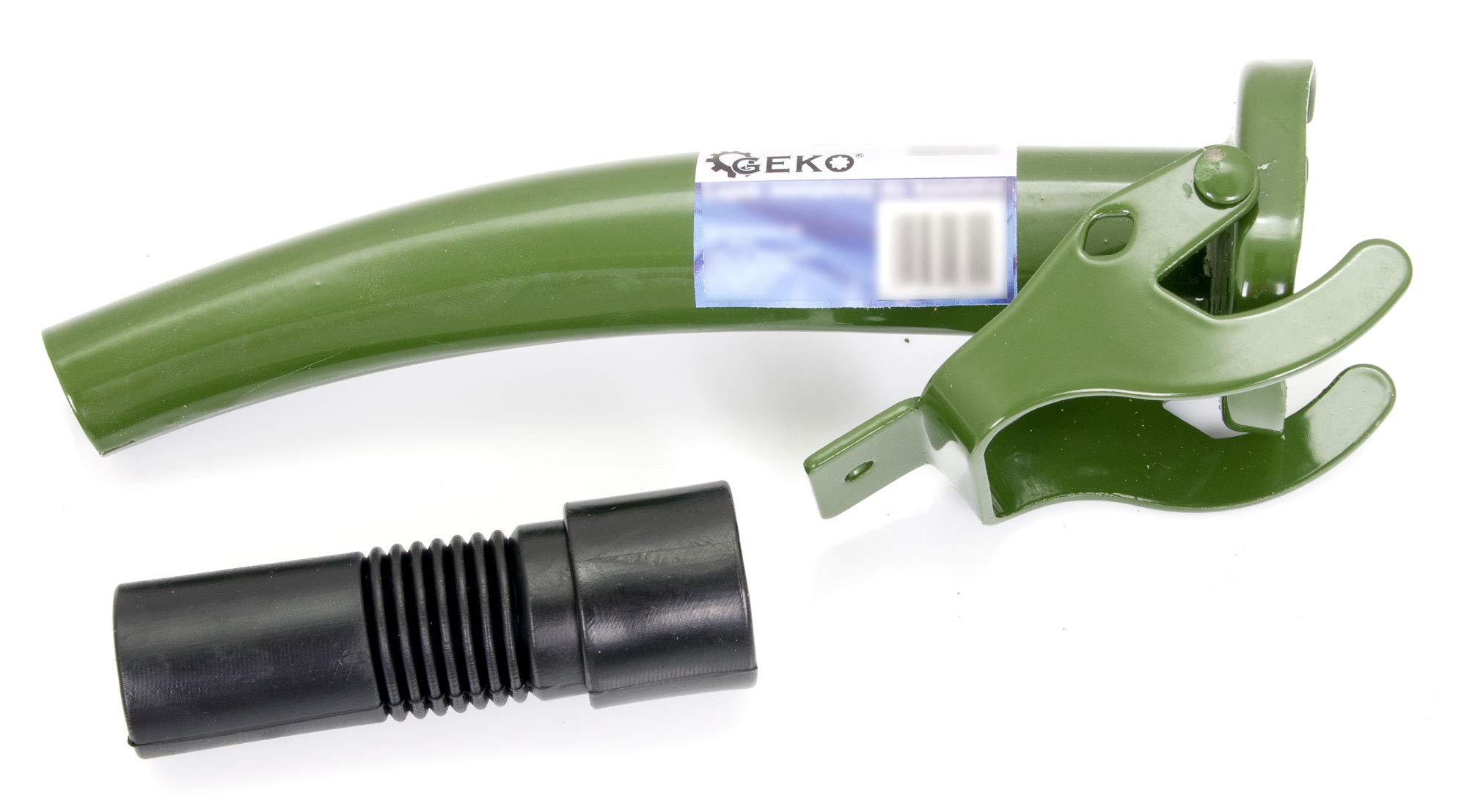 Metall-Ausgießer für Metallkanister, Olivgrün, 27 cm, 300 g – Artikelnummer 03233