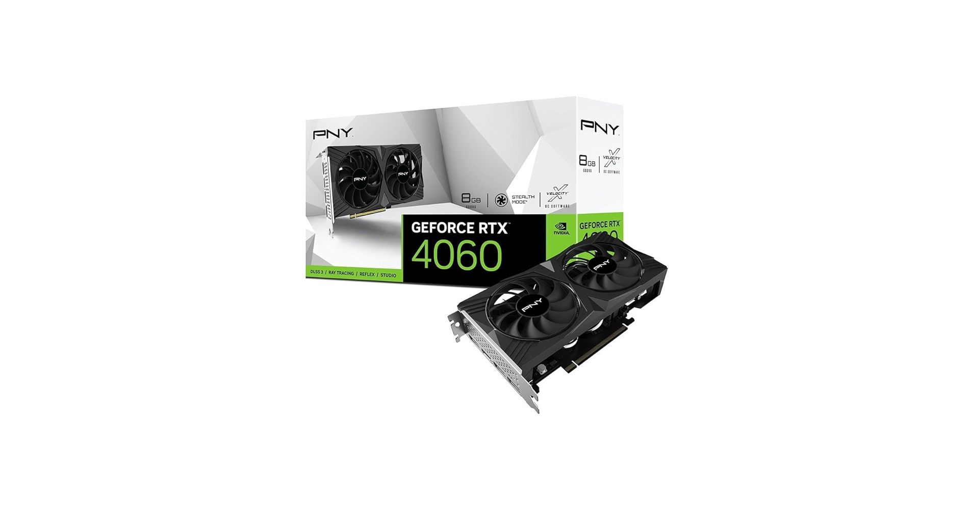 Amazon.com: PNY GeForce RTX™ 4060 8GB Verto™ Dual Fan Graphics