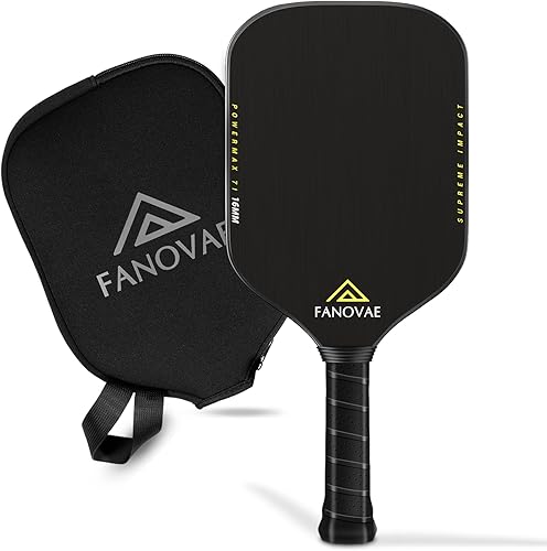 Palas de pickleball aprobadas por USAPA con superficie de fibra de carbonofibra de vidrio, núcleo de polipropileno de 13140.630 in, T300T7003K6K,