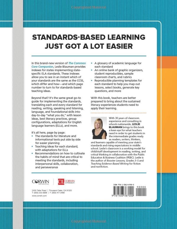 Your Literacy Standards Companion, Grades 3-5: What They Mean and How to Teach Them (Corwin Literacy) - Image 2