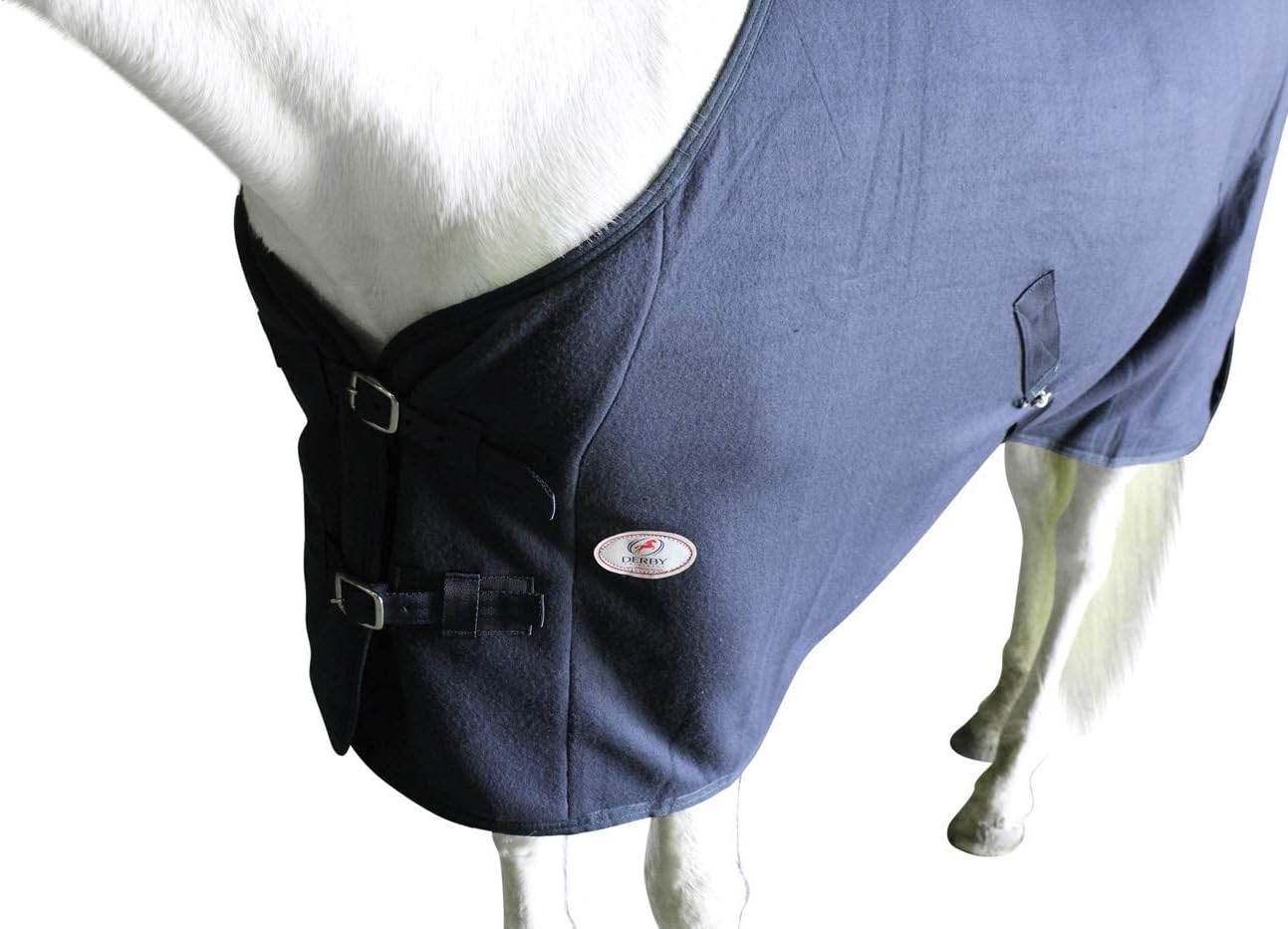 Horse Turnout Blanket, Winter Windproof Fleece Horse Carpet, Warm Horse Care Rug, Belly Wrap Horse Clothing (Navy Blue 81) (Navy Blue 69)