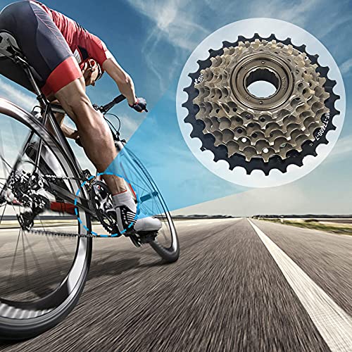 CJHZQYY MF-TZ500 7-Fach Freilauf Schraubkranz, Ritzel Fahrrad Freilauf Verwendet für Mountainbikes Rennräder Falträder MTB-Fahrradteil - Image 6