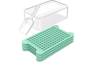 FDDBI Mini Ice Cube Tray for Freezer - 117×4PCS Nugget Ice Tray