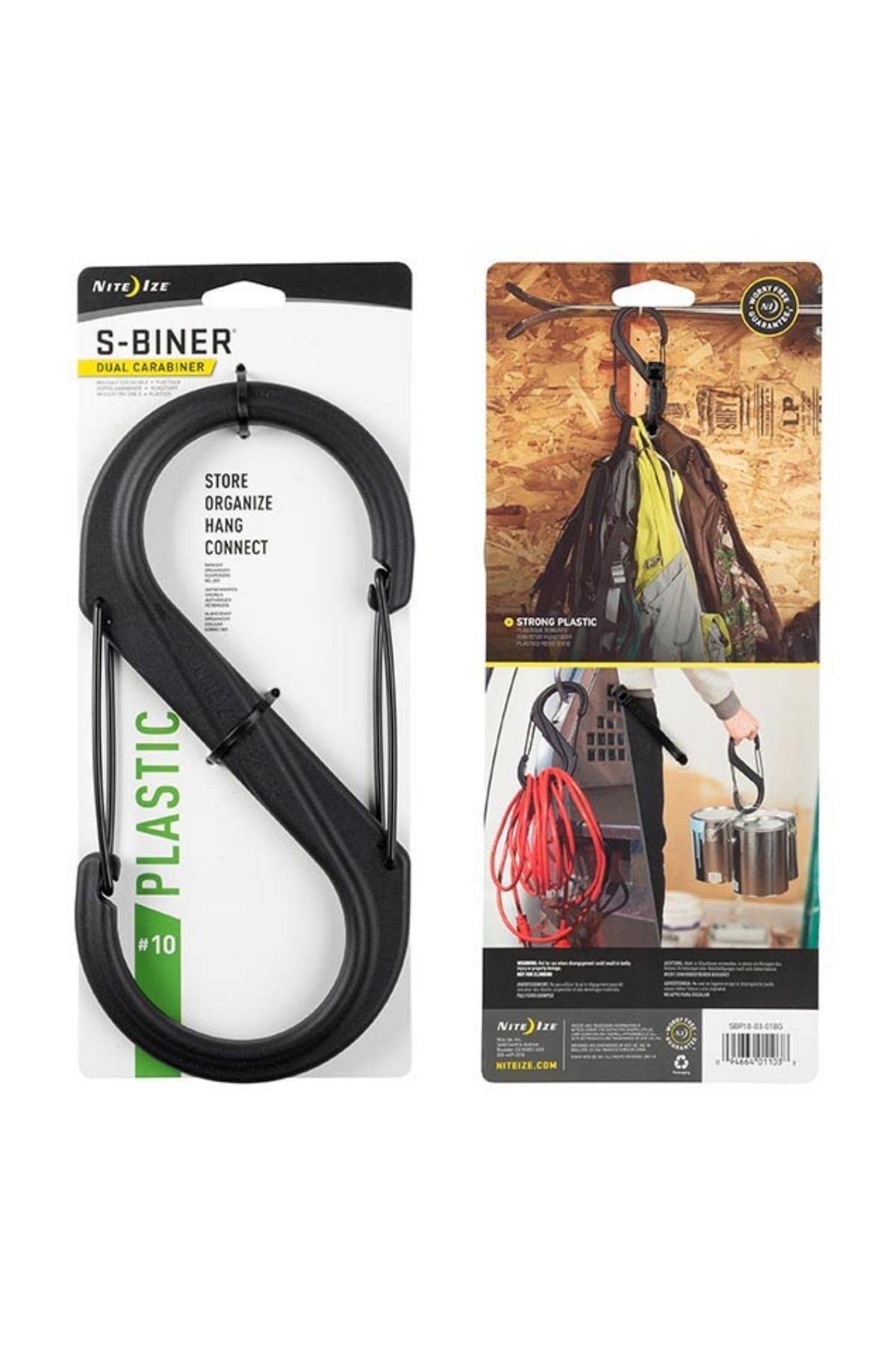 Amazon.com: Nite Ize SBP10-03-26BG S-Biner Plastic Size-10 Double