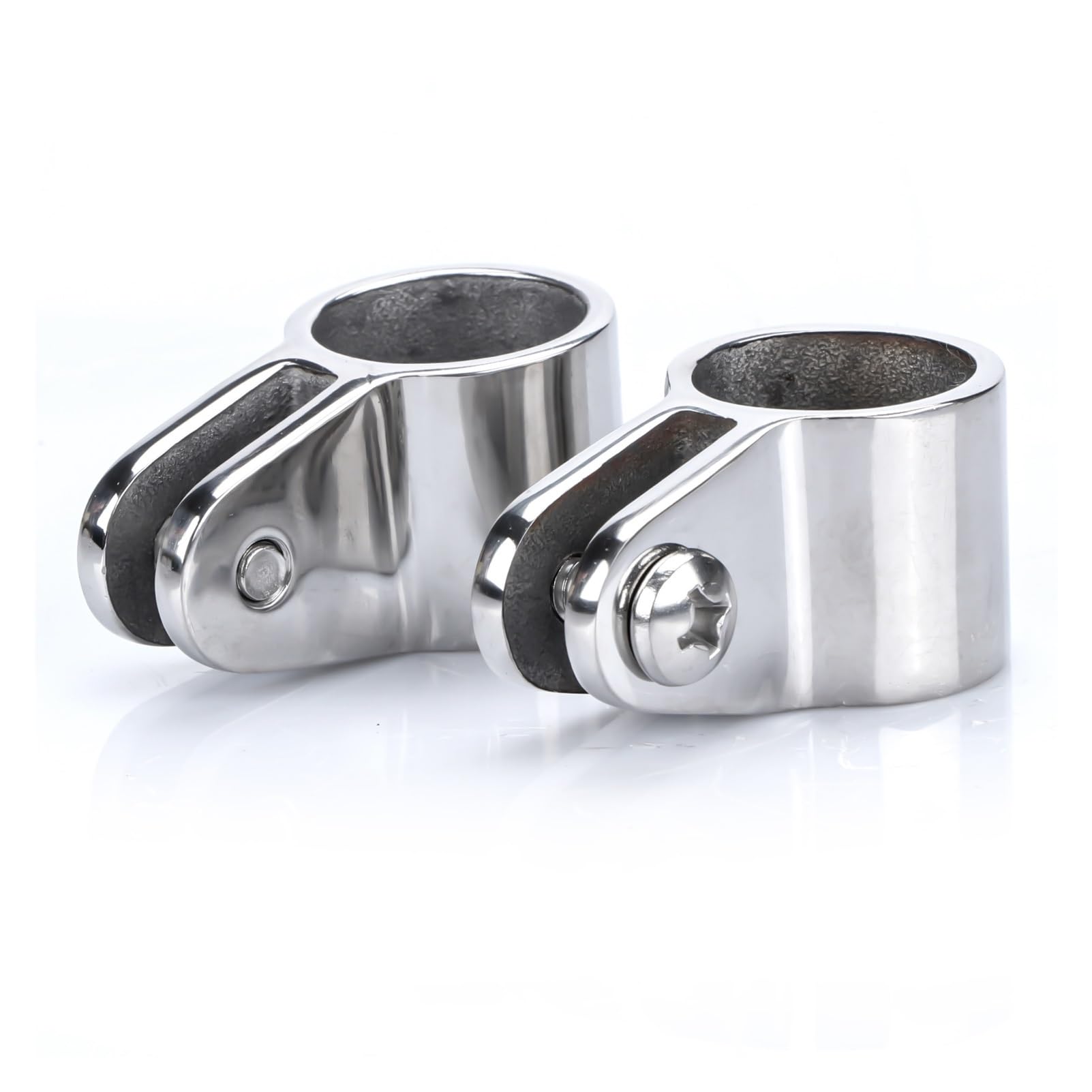 Kjueq Silver 2 Pieces Of Marine Hardware Accessories, Special Accessories For Fishing Boats And Yacht Awnings(Sliding Sleeve)