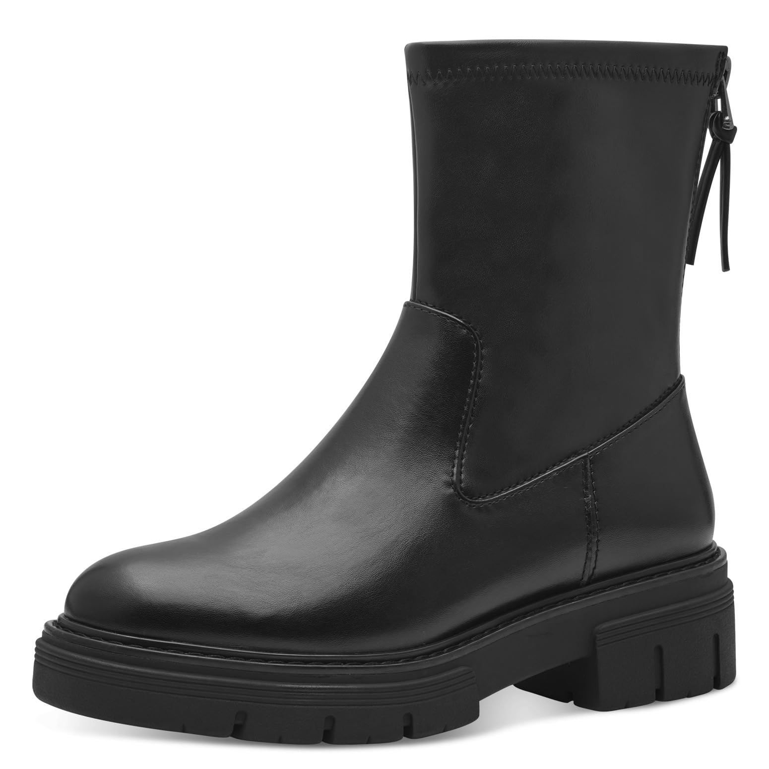 MARCO TOZZI Women's Bootie Zip + Briefs 2-25440-43 Fashion Boot, Black, 3.5 UK