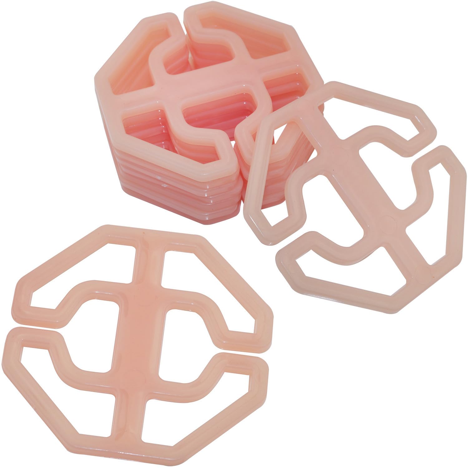 WOMGKDA 8PCS 23mm Plastic Buckle Fixing Piece for Recliner Seat Cushion Beige Inside Diameter 0.91in Chair Cushion Adjustment Clip Car Seat Cover Accessories Snowflake