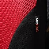 Flying Banner Fashion Mesh Universal Passform entworfen Auto Sitzbezüge Set (Vordersitze, Rot und Schwarz)