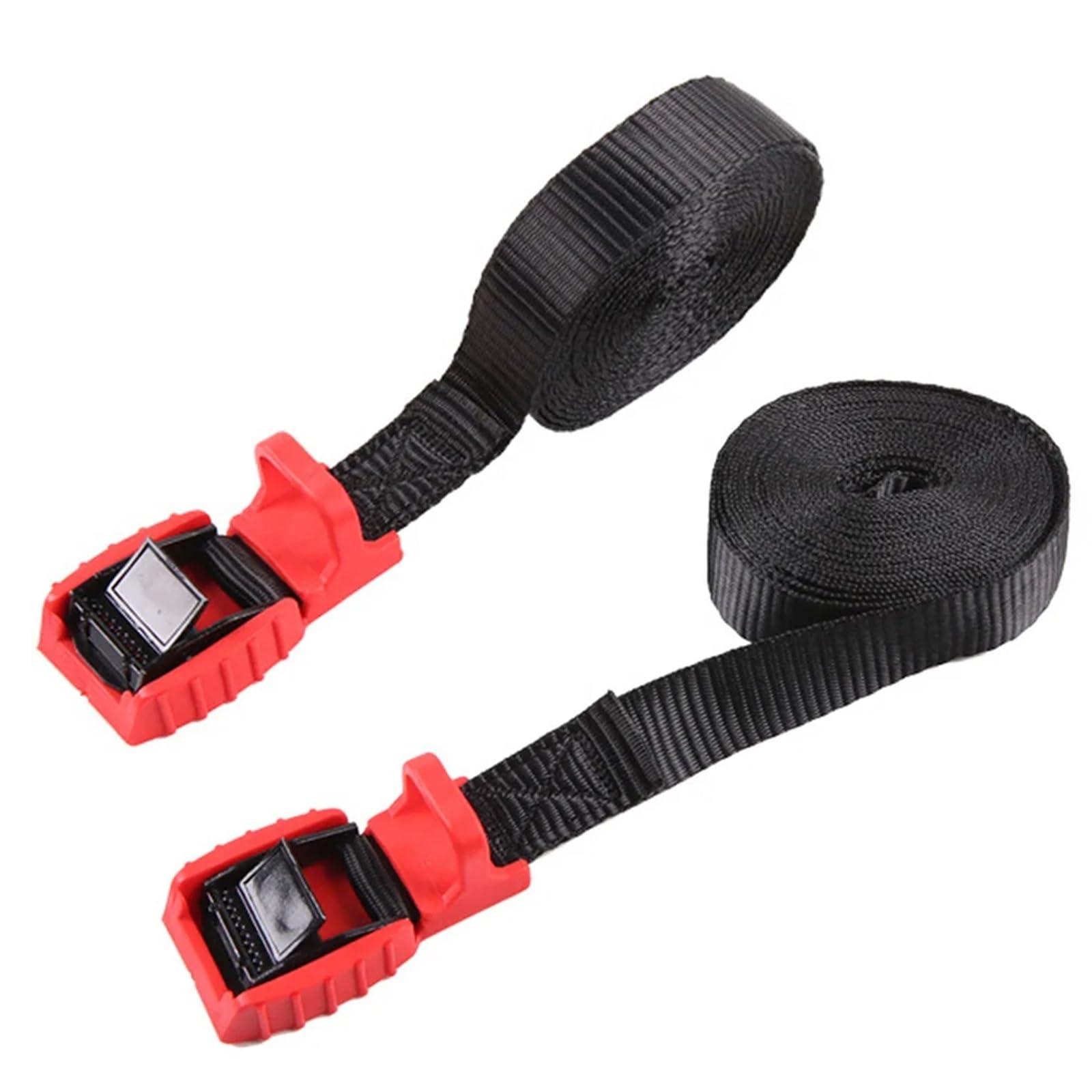 Cinghie Di Fissaggio Universali Per Ciglia Bagagli Con Fibbia A Camma In Metallo 500KG 4.5M Cinghie Di Ancoraggio Per Portapacchi Per Kayak Da Surf Auto Portapacchi Barre Tetto(2 pieces)