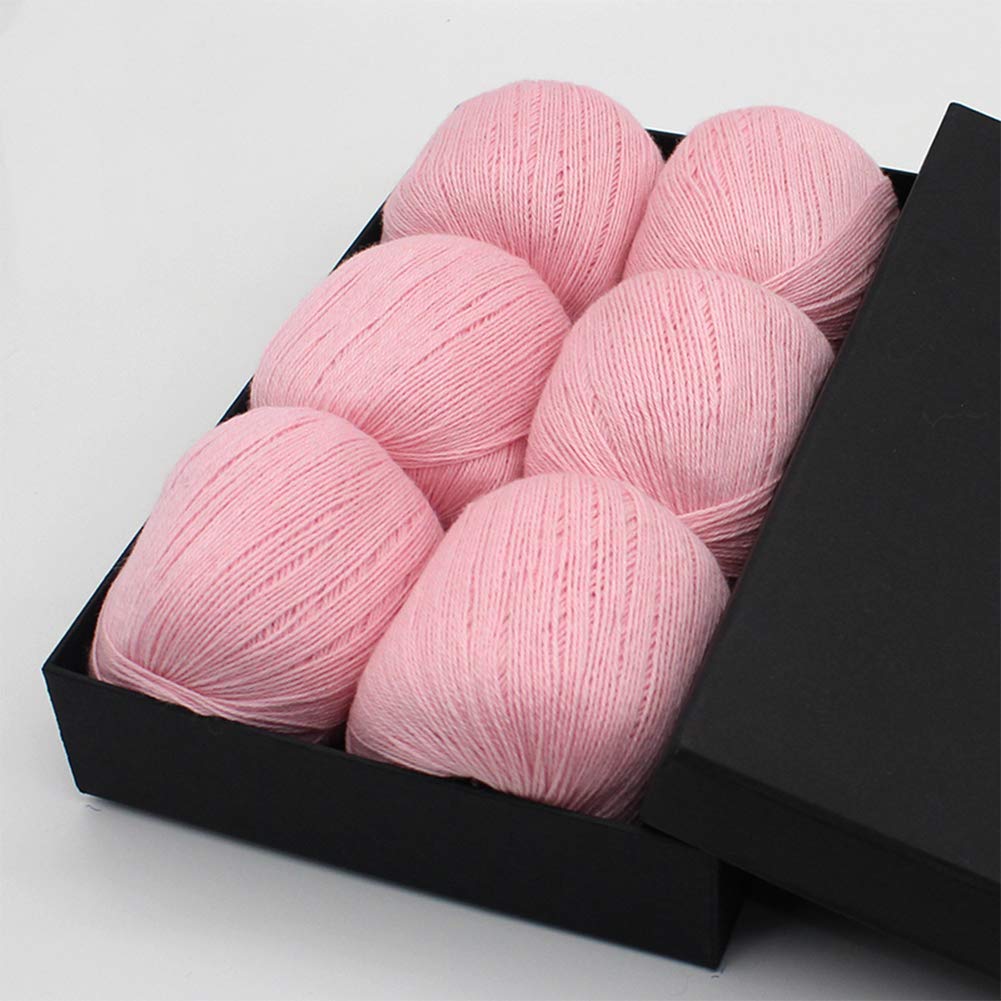 Pelote de laine cachemire luxueuse 300 g pour tricot et crochet, parfaite pour pulls, écharpes et gants, douce et chaude, avec aiguilles à tricoter